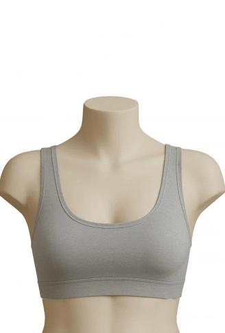 GRİ MI Emay 1816 6'Lı Pedli Kalın Askılı Alıştırma Sütyeni