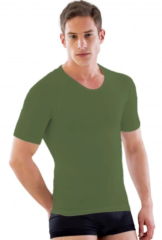 HAKİ YEŞİL MI Emay E1010 Yarım Kol Erkek Korse Atlet