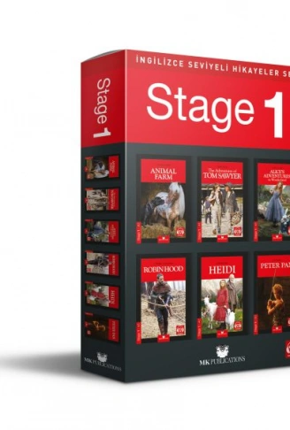 Kitap: İngilizce Seviyeli Hikayeler Seti - Stage-1