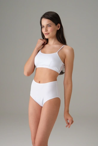 Kadın Beyaz Kadın Slip Külot 7183