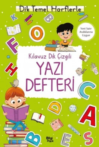 Kılavuz Dik Çizgili Yazı Defteri (Küçük Boy)