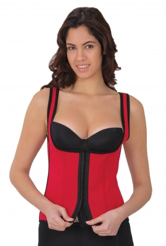 KIRMIZI MI 9173 Agraflı Göğsü Açık Atlet Korse