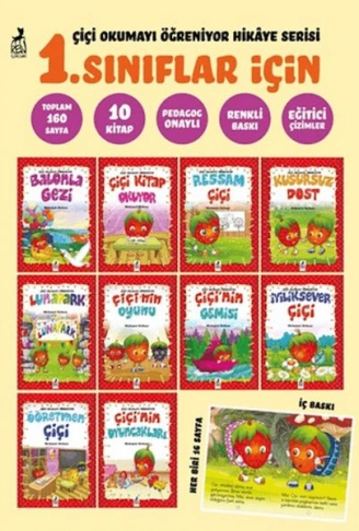 Kitap: Çiçi Okumayı Öğreniyor Hikaye Serisi (1. Sınıflar için 10 Kitap)