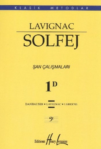 Kitap: Lavignac Solfej 1D Şan Çalışmaları