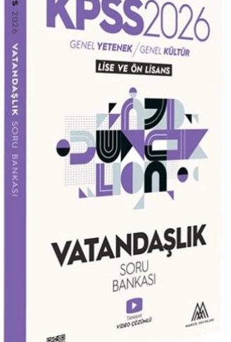 KPSS Vatandaşlık Soru Bankası 2026