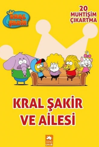 Kitap: Kral Şakir ve Ailesi - Çıkartmalı Boyama Kitabı