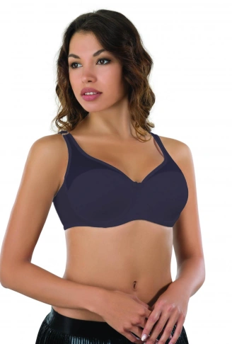 LACİVERT  MI Emay 167C Pedli Tül Toparlayıcı Sütyen