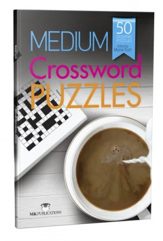Kitap: Medium Crossword Puzzles - İngilizce Kare Bulmacalar - Orta Seviye