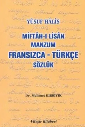 Miftahı Lisan Manzum Fransızca Türkçe Sözlük