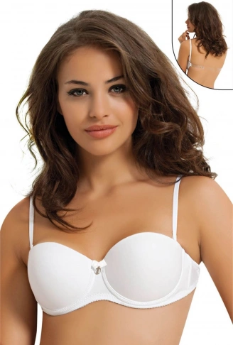 Nbb 3586 Sırtı Şeffaf Yarım Dolgulu Destekli Sütyen