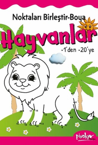 Kitap: Noktaları Birleştir-Boya Hayvanlar-1’den 20’ye