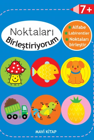Kitap: Noktaları Birleştiriyorum -  Mavi Kitap +7 Yaş