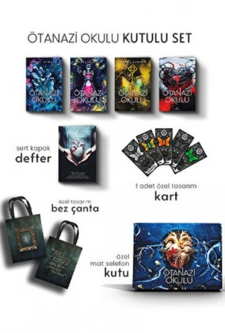 Kitap: Ötanazi Okulu Kutulu Set (Ciltli)