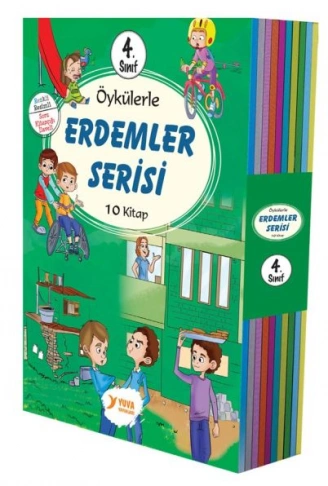 Kitap: Öykülerle Erdemler Serisi 4.Sınıflar 10 Kitap