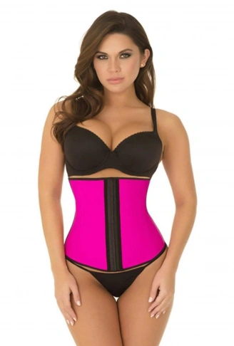 PEMBE MI 9161 Agraflı Bel Korse