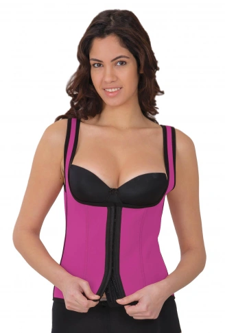 PEMBE MI 9173 Agraflı Göğsü Açık Atlet Korse