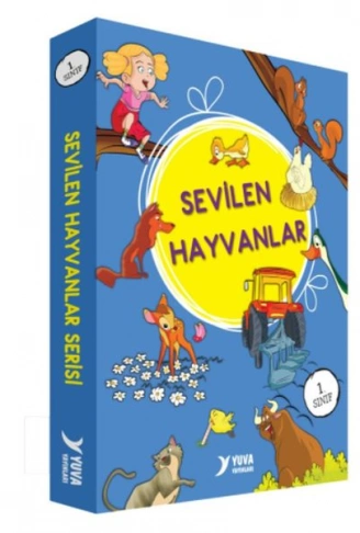 Kitap: Sevilen Hayvanlar Serisi 1. Sınıf Düz Yazılı 10 Kitap