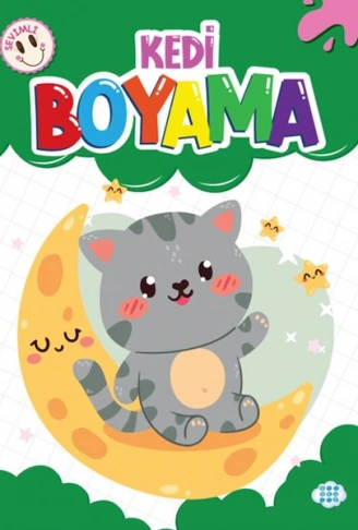 Kitap: Sevimli Kedi Boyama