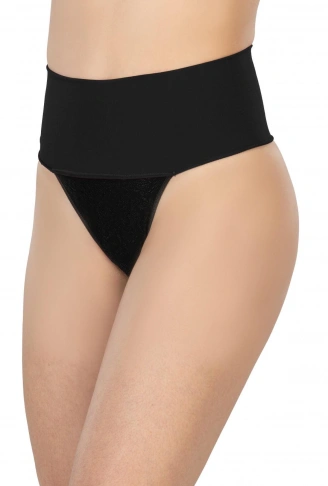 SİYAH MI 2048 Seamless Çift Renk String Korse