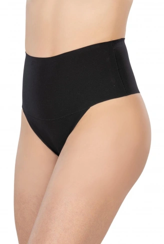 SİYAH MI 2806 Lazer Kesim Yüksek Bel İz Yapmaz String