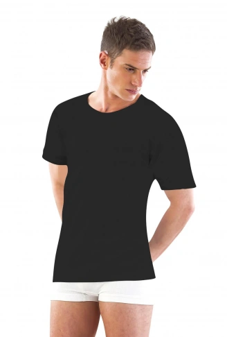 SİYAH MI Emay 12350 R Yarım Kol Erkek Atlet