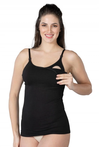 SİYAH MI Emay 1414 Modal Cotton Emzirme Atlet