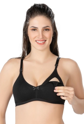 SİYAH MI Emay 1421 Modal Cotton Emzirme Sütyen