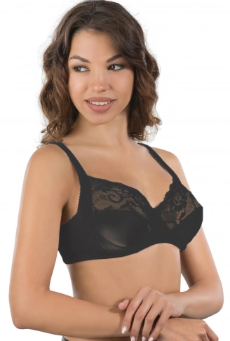 SİYAH MI Emay 165 C Balenli Toparlayıcı Sütyen