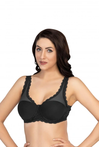 SİYAH MI Emay 172 B PEDLİ DANTELLİ BALENLİ MİNİMAZER SÜTYEN