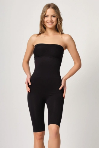 SİYAH MI Emay 2044 Yüksek Bel Double Uzun Paçalı Korse