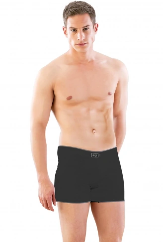 SİYAH MI Emay 2108 Seamless uzun Erkek Boxer