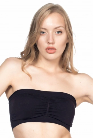 SİYAH MI Emay 4022 Pedli Straplez Korse