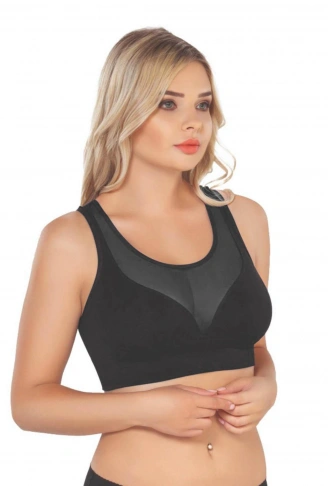 SİYAH MI Emay 4028 Seamless Tül Toparlayıcı Büstiyer