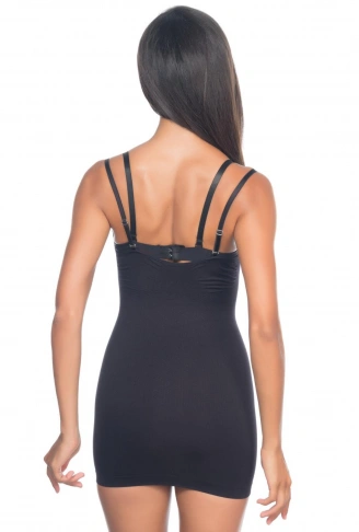 SİYAH MI Emay 5043 Göğsü Açık Masajlı Korse