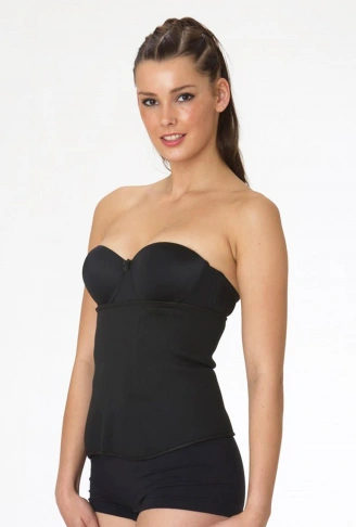 SİYAH MI Emay 9153 Cırtlı Uzun Bel Korse