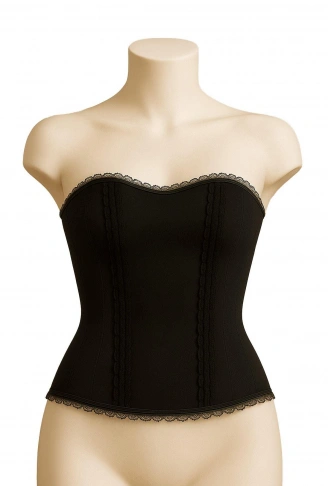 SİYAH MI Emay 9155 F Fırfırlı Terletici Büstiyer