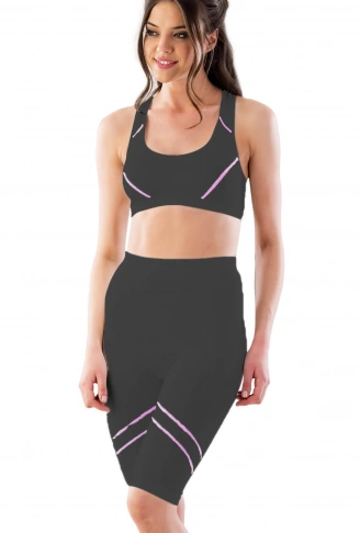 SİYAH-PEMBE MI Emay 3850 Soft Büstiyer Takım