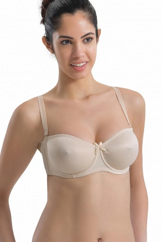 TEN MI Emay 159 B Balenli Straplez Toparlayıcı Sütyen