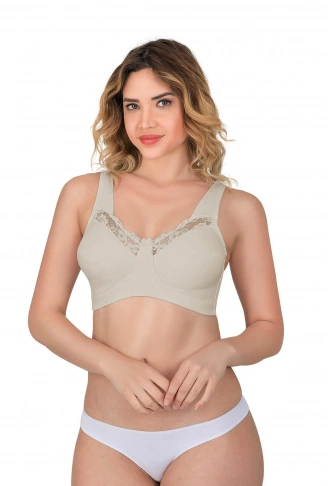 TEN MI Emay 181 C Dantelli Toparlayıcı Cotton Sütyen