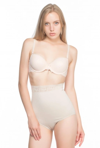 TEN MI Emay 2028 Dantelli Yüksek Bel Slip Korse