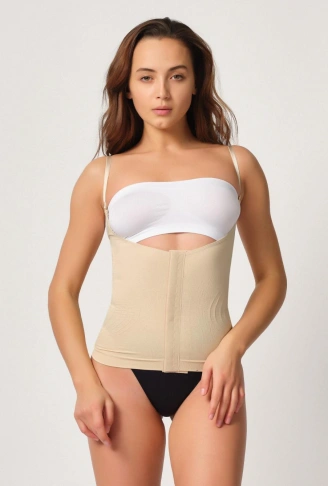 TEN MI Emay 2030 Agraflı Göğsü Açık Atlet Korse