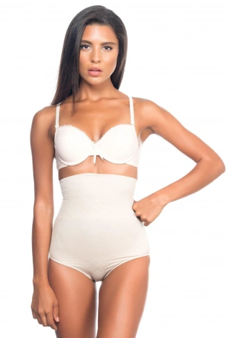 TEN MI Emay 2079 Yüksek Bel Desenli Double Slip Korse