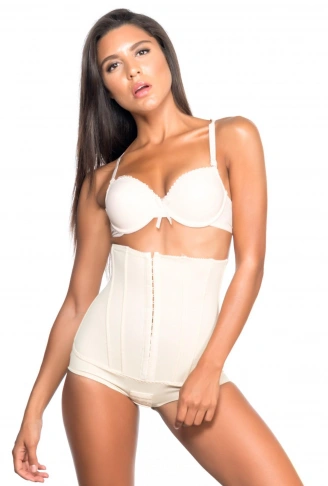 TEN MI Emay 2824 Yüksek Bel Balen Agraflı Slıp Lazer Korse