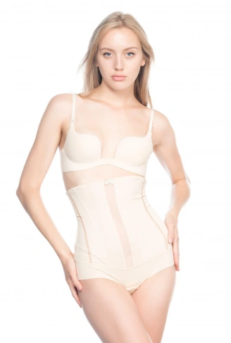 TEN MI Emay 2886 Yüksek Bel Tül Slip Lazer Korse