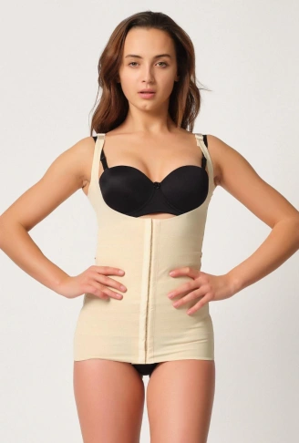 TEN MI Emay 2916 Karyoka Destekli Agraflı Atlet Korse