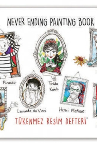 Kitap: Tükenmez Resim Defteri -4 25x35cm