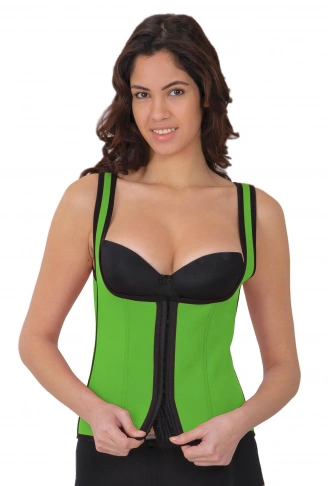YEŞİL MI 9173 Agraflı Göğsü Açık Atlet Korse