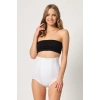 BEYAZ MI Emay 2920 Yüksek Bel Karın Desteklı Slip Lazer Korse