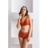 BRALET SÜTYEN BOXER TAKIM KİREMİT (MGP31813)