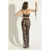 FANTEZİ TRANSPARAN BRALET, PANTOLON TAKIM SİYAH (MGP6154)